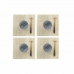 Set de Sushi DKD Home Decor 14,5 x 14,5 x 31 cm Albastru Gresie Oriental (16 Piese)