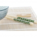Sada na sushi DKD Home Decor 14,5 x 14,5 x 31 cm zelená Kamenina Orientálny (16 Kusy)