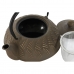 Τσαγιέρα Home ESPRIT Καφέ Μαύρο Ανοξείδωτο ατσάλι Σίδερο 900 ml (x2)