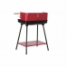 Barbecue a Carbone con Gambe DKD Home Decor Rosso Nero Acciaio 53 x 37 x 80 cm (53 x 37 x 80 cm)