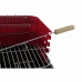Barbacoa de Carbón con Patas DKD Home Decor Rojo Negro Acero 53 x 37 x 80 cm (53 x 37 x 80 cm)