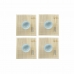 Conjunto de sushi DKD Home Decor 14,5 x 14,5 x 31 cm Azul Branco Grés Oriental (16 Peças)