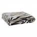 Одеяло DKD Home Decor Дикий 150 x 200 x 2 cm Чёрный Серый Белый Колониальный