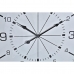 Nástenné hodiny DKD Home Decor Sklo Zlatá Kov Biela Kompas (60 x 3 x 60 cm)