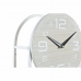 Стенен часовник DKD Home Decor Естествен Метал MDF Бял (25,5 x 11,5 x 71 cm)