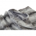 Blanket DKD Home Decor Animal 150 x 200 x 2 cm Grey White Bicoloured Moutain