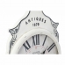 Ceas de Perete DKD Home Decor Alb Negru Geam Fier 61 x 6 x 89 cm (2 Unități)