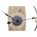 Nástěnné hodiny DKD Home Decor 61 x 4,5 x 66 cm Přírodní Bílý Železo Dřevo MDF (2 kusů)