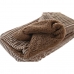 Blanket DKD Home Decor 150 x 200 x 2 cm Brown Moutain