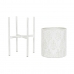 Set di vasi da fiori DKD Home Decor Metallo Bianco Shabby Chic (31 x 31 x 58 cm)