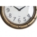 Relógio de Parede DKD Home Decor 28,5 x 8 x 50 cm Cristal Ferro Vintage (2 Unidades)