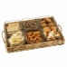 Snack tray DKD Home Decor 32 x 11 x 6 cm Crystal Natural 280 ml (7 Units)