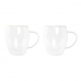 Комплект чаши за кафе части DKD Home Decor Прозрачен Кристал Боросиликатно Стъкло 350 ml