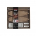 Sada na sushi DKD Home Decor 8 x 5 x 2 cm Keramický Prírodná Biela Orientálny
