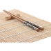 Σετ σούσι DKD Home Decor Bamboo Πήλινα Ανατολικó 14,5 x 14,5 x 35 cm (16 Τεμάχια)