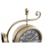 Reloj de Pared DKD Home Decor Estación 29 x 10 x 39,5 cm Hierro Vintage (2 Unidades)