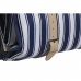 Cestino DKD Home Decor Picnic Marrone Blu Marino vimini 42 x 30 x 20 cm