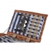 корзина DKD Home Decor Пикник Коричневый Тёмно Синий плетеный 42 x 30 x 20 cm