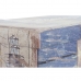 Cutie Multifuncțională DKD Home Decor 59 x 40 x 40 cm Poliuretan Multicolor Carton Mediterană (2 Unități)