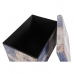 Uniwersalne pudełko DKD Home Decor 59 x 40 x 40 cm Poliuretan Wielokolorowy Karton Śródziemnomorski (2 Sztuk)