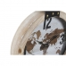 Nástěnné hodiny DKD Home Decor 40 x 4 x 54 cm Sklo Železo Dřevo MDF Mapa Světa (2 kusů)