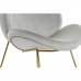 Chair DKD Home Decor Golden Light grey 62 x 58 x 73 cm