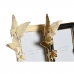 Рамка за снимки DKD Home Decor 18 x 3 x 22,6 cm Кристал Черен Бежов Златен Смола Shabby Chic (2 броя)