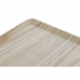 Δίσκος DKD Home Decor Φυσικό Bamboo 27 x 20 cm 27 x 20 x 0,8 cm