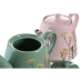 чайник DKD Home Decor Розов Зелен Каменинов (2 броя)