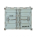 Suport pentru Sticle Home ESPRIT Turquoise Metal Lemn MDF 77 x 37 x 64 cm