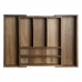 Organizér na príbor DKD Home Decor Prírodná Agátové drevo 35 x 30 x 7 cm