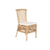 Cadeira DKD Home Decor Branco Natural 45 x 55 x 85 cm 45 x 55 x 90 cm 47 x 58 x 90 cm