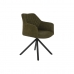 Chair DKD Home Decor Black Green 55 x 58 x 83 cm