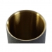 Nádoba na Chlazení Vína DKD Home Decor Černý Zlatá Nerezová ocel 12 x 12 x 18 cm