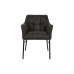 Kėdė DKD Home Decor Juoda Tamsiai pilka 60 x 60 x 84 cm