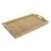 Opvouwbaar dienblad voor bed DKD Home Decor Bamboe 64 x 30 x 24 cm