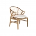 Cadeira DKD Home Decor Branco Natural 57 x 68 x 79 cm 57 x 65 x 79 cm