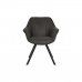 Cadeira DKD Home Decor Preto Catanho escuro Cinzento escuro 64 x 67 x 85 cm