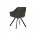 Cadeira DKD Home Decor Preto Catanho escuro Cinzento escuro 64 x 67 x 85 cm