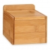 Salt Shaker with Lid Brown Bamboo (14 x 9 x 11,5 cm)