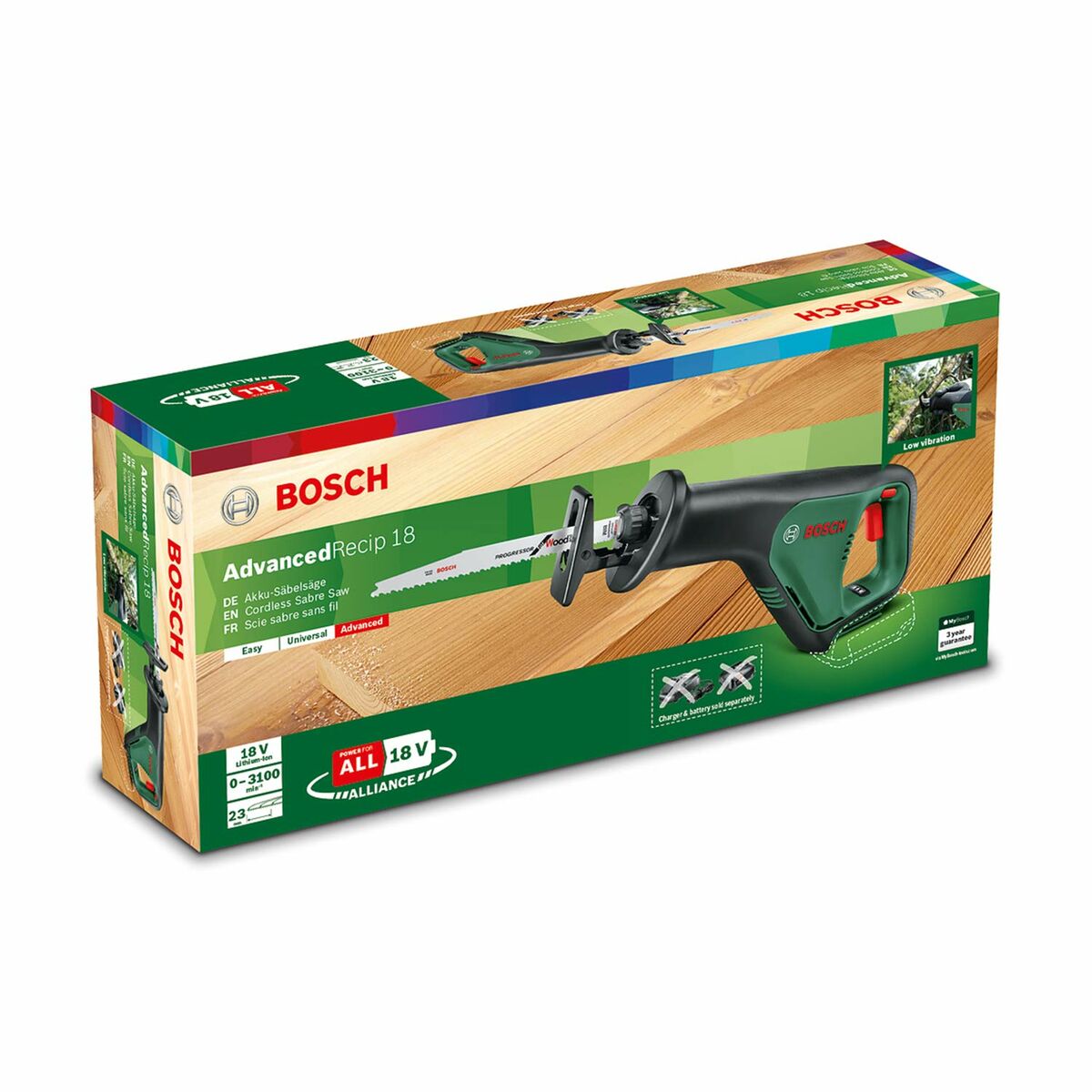 Motorová pila BOSCH AdvancedRecip 18