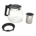 чайник Черен Прозрачен Сребрист Cтъкло Пластмаса 900 ml