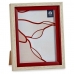 Фото рамка 16515 Красный Коричневый 18,8 x 2 x 24 cm Стеклянный Деревянный Пластик