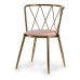 Kėdė Auksinis Rožinė Rombas 50,5 x 73 x 51 cm