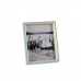 Фото рамка Синий Светло-коричневый Стеклянный Белый 3 x 27 x 22 cm Деревянный MDF