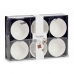 Set di Ciotole Porcellana Bianco 150 ml 6 Pezzi 11 x 5,5 x 11 cm