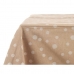 Tablecloth Jacquard Spots Beige (140 x 180 cm)