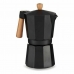 Italian Coffee Pot Wood Aluminium 450 ml (12 Units)