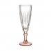 Champagne glass Crystal Brown 6 Units (170 ml)
