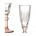 Champagne glass Crystal Brown 6 Units (170 ml)